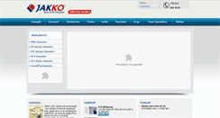 Desktop Screenshot of jakkoplast.com